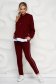 Burgundy sport 2 piece cotton loose fit 1 - StarShinerS.com