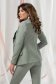 Khaki jacket elastic cloth with padded shoulders with pockets 2 - StarShinerS.com