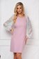 - StarShinerS lightpink dress elastic cloth straight with glitter details short cut 1 - StarShinerS.com