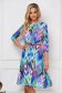 Rochie din lycra midi in clos cu elastic in talie cu imprimeu abstract - StarShinerS 1 - StarShinerS.ro