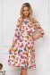 - StarShinerS dress lycra midi cloche with elastic waist abstract 1 - StarShinerS.com