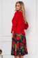 Set format din rochie midi in clos si sacou din georgette cu imprimeu floral 2 - StarShinerS.ro