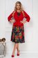 Set din rochie si sacou pentru femei din georgette midi in clos cu imprimeu floral 6 - StarShinerS.ro