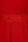 - StarShinerS red dress midi cloche with elastic waist crepe 6 - StarShinerS.com