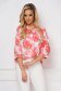 StarShinerS women`s blouse with floral print loose fit thin fabric office 1 - StarShinerS.com