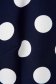 Rochie din stofa elastica scurta in clos cu imprimeu cu buline - Lady Pandora 5 - StarShinerS.ro