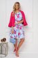 Rochie din stofa elastica scurta in clos cu imprimeu floral - Lady Pandora 4 - StarShinerS.ro