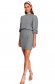 Grey women`s blouse loose fit with 3/4 sleeves knitted 1 - StarShinerS.com