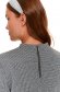 Grey women`s blouse loose fit with 3/4 sleeves knitted 5 - StarShinerS.com