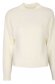 White sweater loose fit knitted with turtle neck 6 - StarShinerS.com