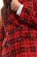 Red jacket straight with pockets elastic cloth 5 - StarShinerS.com