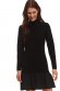 Black dress knitted cloche with turtle neck 1 - StarShinerS.com
