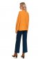 Orange sweater loose fit knitted 3 - StarShinerS.com