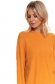 Orange sweater loose fit knitted 5 - StarShinerS.com