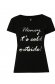 Black t-shirt cotton with rounded cleavage loose fit 6 - StarShinerS.com