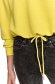 Yellow women`s blouse from striped fabric loose fit 6 - StarShinerS.com