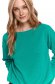 Green women`s blouse loose fit from striped fabric 4 - StarShinerS.com