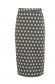 Grey skirt pencil from elastic fabric 5 - StarShinerS.com