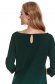 Rochie cu aplicatii din plumeti verde-inchis cu croi in a - Top Secret 6 - StarShinerS.ro