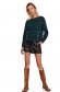 Bluza dama din jersey cu croi larg accesorizata cu nasturi - Top Secret 2 - StarShinerS.ro