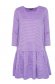 Purple dress loose fit with v-neckline 6 - StarShinerS.com