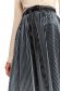 Grey skirt velvet pleated cloche with elastic waist 4 - StarShinerS.com
