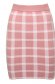 Pink skirt short cut pencil from elastic fabric 6 - StarShinerS.com