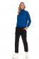 Bluza dama din bumbac albastra cu croi larg pe gat - Top Secret 2 - StarShinerS.ro