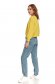 Yellow women`s blouse cotton loose fit 3 - StarShinerS.com