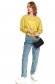 Yellow women`s blouse cotton loose fit 4 - StarShinerS.com