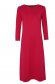 Rochie din material elastic roz midi cu croi in a - Top Secret 6 - StarShinerS.ro