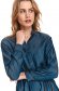 Blue women`s shirt loose fit denim long sleeved 4 - StarShinerS.com