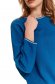 Bluza dama din bumbac reiat albastra cu croi larg - Top Secret 5 - StarShinerS.ro