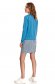 Blue women`s blouse loose fit long sleeved cotton 3 - StarShinerS.com
