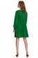 Green dress short cut pleated light material 3 - StarShinerS.com