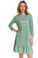Mint dress loose fit with ruffle details 1 - StarShinerS.com