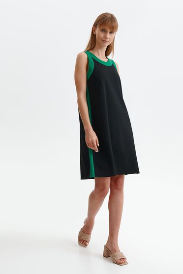 Online Dresses, Black dress jersey sleeveless a-line - StarShinerS.com