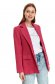 Pink coat elastic cloth tented with inside lining 1 - StarShinerS.com