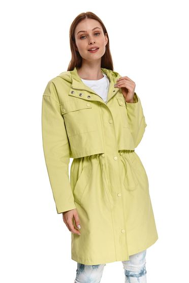 Coats & Jackets, Lightgreen jacket from slicker midi straight - StarShinerS.com