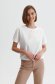 White women`s blouse loose fit with rounded cleavage thin fabric 4 - StarShinerS.com