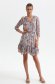 Rochie Top Secret scurta in clos cu elastic in talie din voal imprimat 2 - StarShinerS.ro