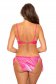 Pink swimsuit with graphic details molded soft cups provide support and shape 3 - StarShinerS.com
