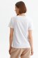 Tricou Top Secret alb casual cu croi larg din bumbac cu print 3 - StarShinerS.ro