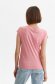 Tricou din bumbac roz cu croi larg si imprimeu abstract - Top Secret 3 - StarShinerS.ro