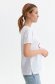 Tricou Top Secret alb casual cu croi larg din bumbac cu imprimeu scriptic 4 - StarShinerS.ro