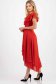 StarShinerS crven haljina cloche veo midi 2 - StarShinerS.hr