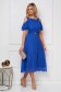 - StarShinerS blue dress midi cloche from veil fabric with glitter details 1 - StarShinerS.com