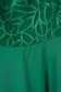 Rochie din material satinat verde in clos cu aplicatii cu paiete - StarShinerS 5 - StarShinerS.ro