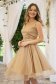 - StarShinerS gold dress short cut cloche from tulle with glitter details 1 - StarShinerS.com