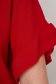 Red women`s blouse loose fit light material wrinkled texture office 4 - StarShinerS.com